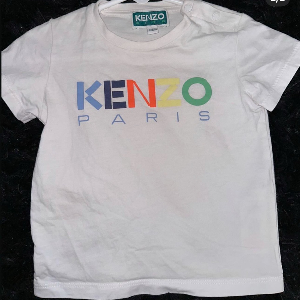 Kenzo Kids Multicolor Logo Tee